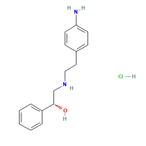 2-((4-Aminophenethyl)amino)-1-phenylethanol hydrochloride, (R)-