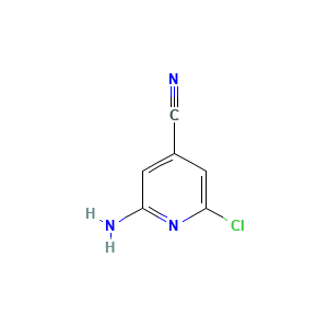 2-Amino-6-chloropyridine-4-carbonitrile