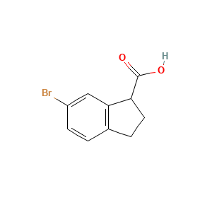 6-Bromo-2,3-dihydro-1H-indene-1-carboxylic acid