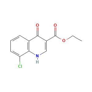 3-Quinolinecarboxylic acid, 8-chloro-4-hydroxy-, ethyl ester