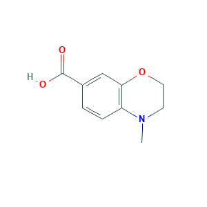 4-methyl-3,4-dihydro-2H-1,4-benzoxazine-7-carboxylic acid