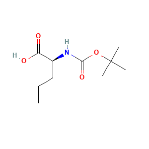 (2S)-2-(((tert-butoxy)carbonyl)amino)pentanoic acid