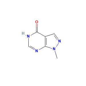 1-Methyl-1,5-dihydropyrazolo(3,4-d)pyrimidin-4-one