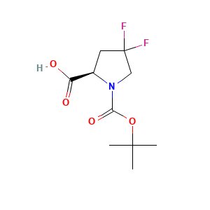 (2R)-1-((tert-butoxy)carbonyl)-4,4-difluoropyrrolidine-2-carboxylic acid