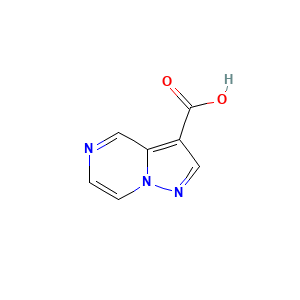 Pyrazolo(1,5-a)pyrazine-3-carboxylic acid
