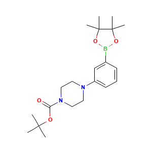 tert-Butyl 4-(3-(4,4,5,5-tetramethyl-1,3,2-dioxaborolan-2-yl)phenyl)piperazine-1-carboxylate