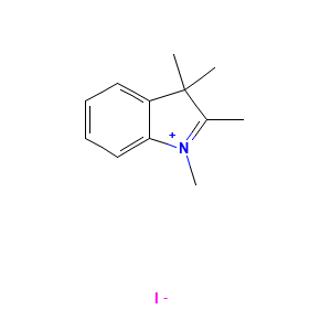 3H-Indolium, 1,2,3,3-tetramethyl-, iodide (1:1)