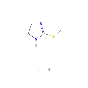 1H-Imidazole, 4,5-dihydro-2-(methylthio)-, hydriodide (1:1)