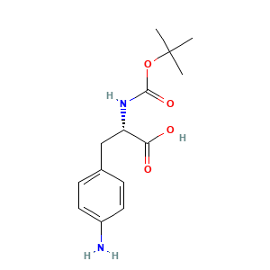 (2S)-3-(4-aminophenyl)-2-{[(tert-butoxy)carbonyl]amino}propanoic acid