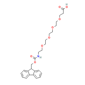 1-({[(9H-fluoren-9-yl)methoxy]carbonyl}amino)-3,6,9,12-tetraoxapentadecan-15-oic acid