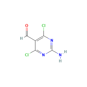 2-Amino-4,6-dichloropyrimidine-5-carboxaldehyde