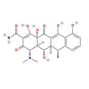 4-(Dimethylamino)-1,5,10,11,12a-pentahydroxy-6-methyl-3,12-dioxo-3,4,4a,5,5a,6,12,12a-octahydrotetracene-2-carboximidic acid