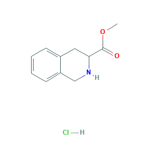 3-Isoquinolinecarboxylic acid, 1,2,3,4-tetrahydro-, methyl ester, hydrochloride (1:1)