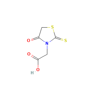 3-Thiazolidineacetic acid, 4-oxo-2-thioxo-
