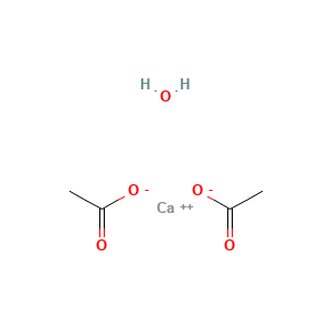 Calcium acetate monohydrate