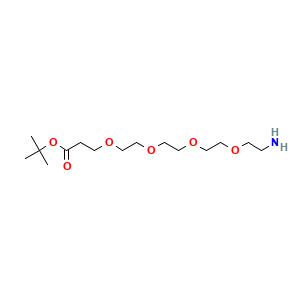 tert-Butyl 1-Amino-3,6,9,12-tetraoxapentadecan-15-oate