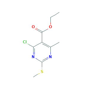 Ethyl 4-chloro-6-methyl-2-(methylsulfanyl)pyrimidine-5-carboxylate