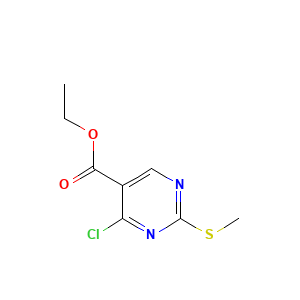 4-Chloro-2-(methylthio)pyrimidine-5-carboxylic acid ethyl ester