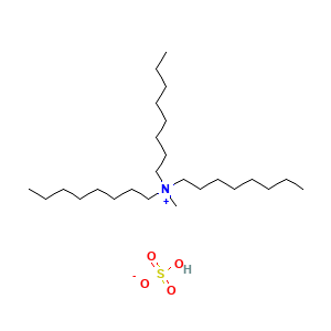 Methyltricaprylylammonium bisulfate