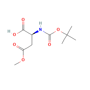 (2S)-2-{[(tert-butoxy)carbonyl]amino}-4-methoxy-4-oxobutanoic acid