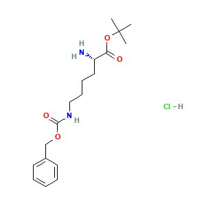 (S)-tert-butyl 2-amino-6-(((benzyloxy)carbonyl)amino)hexanoate hydrochloride
