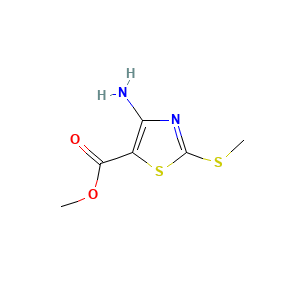 Methyl 4-amino-2-(methylsulfanyl)-1,3-thiazole-5-carboxylate
