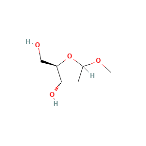 Methyl 2-deoxy-D-erythro-pentofuranoside