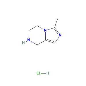 3-Methyl-5,6,7,8-tetrahydroimidazo[1,5-a]pyrazine hydrochloride