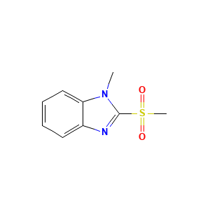 1H-benzimidazole, 1-methyl-2-(methylsulfonyl)-