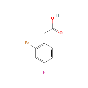 2-Bromo-4-fluorophenylacetic acid