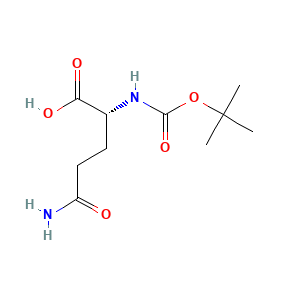 (2R)-2-(((tert-butoxy)carbonyl)amino)-4-carbamoylbutanoic acid