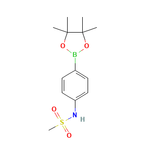 N-(4-(4,4,5,5-tetramethyl-1,3,2-dioxaborolan-2-yl)phenyl)methanesulfonamide