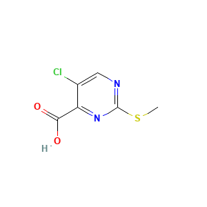 5-Chloro-2-(methylsulfanyl)pyrimidine-4-carboxylic acid
