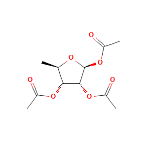 beta-D-Ribofuranose, 5-deoxy-, 1,2,3-triacetate