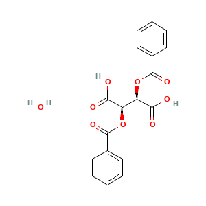 O,O'-Dibenzoyl-(2R,3R)-tartaric acid monohydrate