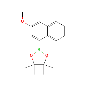 2-(3-Methoxynaphthalen-1-yl)-4,4,5,5-tetramethyl-1,3,2-dioxaborolane