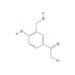 2-Bromo-1-(4-hydroxy-3-(hydroxymethyl)phenyl)ethan-1-one
