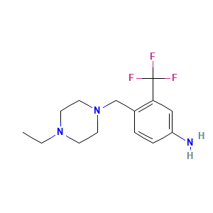 4-((4-Ethylpiperazin-1-yl)methyl)-3-(trifluoromethyl)aniline