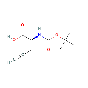 (2S)-2-{[(tert-butoxy)carbonyl]amino}pent-4-ynoic acid