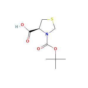 (4S)-3-[(tert-butoxy)carbonyl]-1,3-thiazolidine-4-carboxylic acid