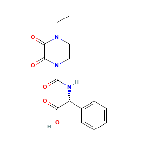 (R)-2-(4-Ethyl-2,3-dioxopiperazine-1-carboxamido)-2-phenylacetic acid
