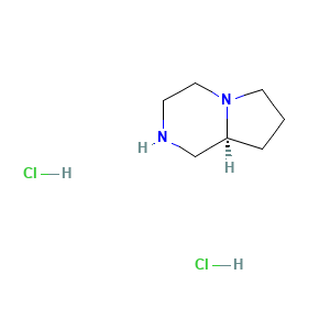 (8aS)-octahydropyrrolo[1,2-a]piperazine dihydrochloride