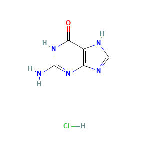 6H-Purin-6-one, 2-amino-1,9-dihydro-, hydrochloride (1:1)