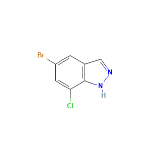 5-Bromo-7-chloro-1H-indazole