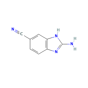2-amino-1H-1,3-benzodiazole-5-carbonitrile