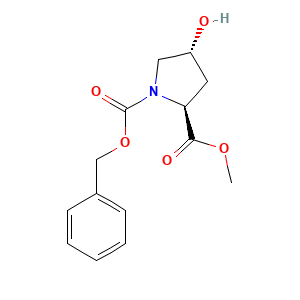 2-Methyl 1-(phenylmethyl) (2S,4R)-4-hydroxy-1,2-pyrrolidinedicarboxylate