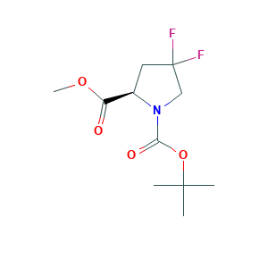 (R)-1-Tert-butyl 2-methyl 4,4-difluoropyrrolidine-1,2-dicarboxylate
