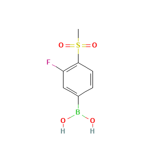 3-Fluoro-4-(methylsulphonyl)benzeneboronic acid