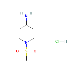 1-Methanesulfonylpiperidin-4-amine hydrochloride