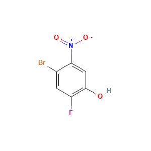 4-Bromo-2-fluoro-5-nitrophenol